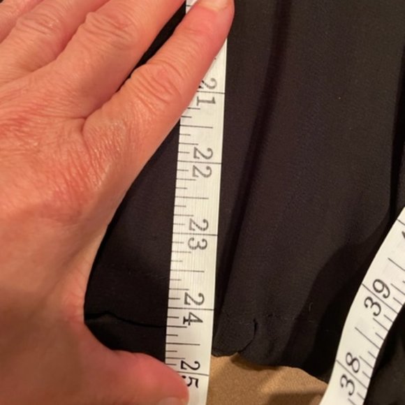 Fun & Flirt Sheer Top with Sequin Sleeves and Gathered Bottom - Size Small - Picture 10 of 10